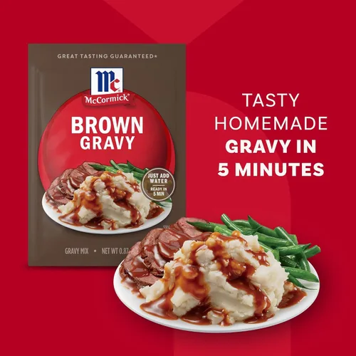Vista 16 de McCormick - Mezcla de Brown Gravy - Sobre de condimentos, 0.87 onzas, paquete de 24