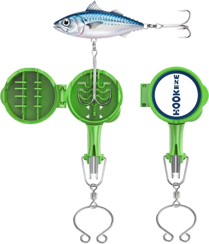 Vista 19 de Herramienta de atado de nudos de gancho HOOK-EZE Protección contra ganchos de peces Ata nudos de pesca fácilmente Gadgets geniales para Azul