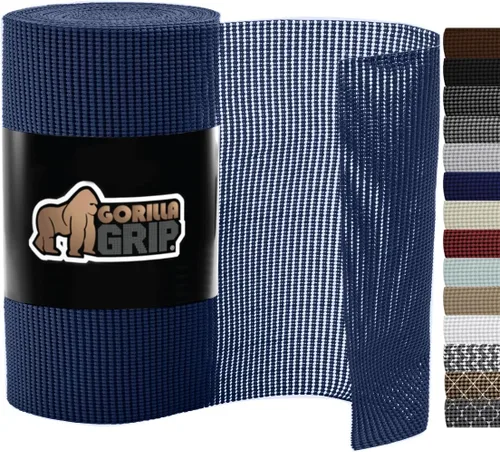 Vista 28 de GORILLA GRIP powerGRIP - Forro para estante de cajón y gabinete, agarre grueso y fuerte, forros no adhesivos que protegen armarios de cocina