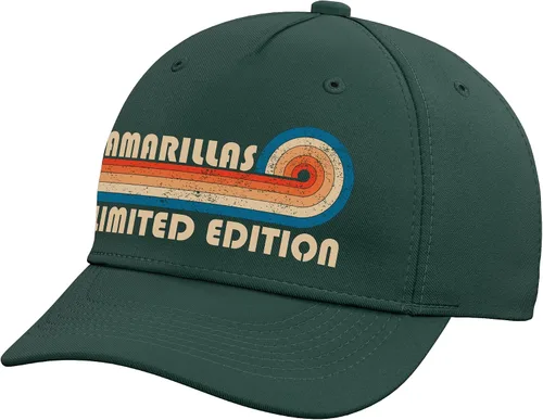 Vista 6 de AMARILLAS Retro 70s 80s Sunset Stripe Adjustable Baseball Hat