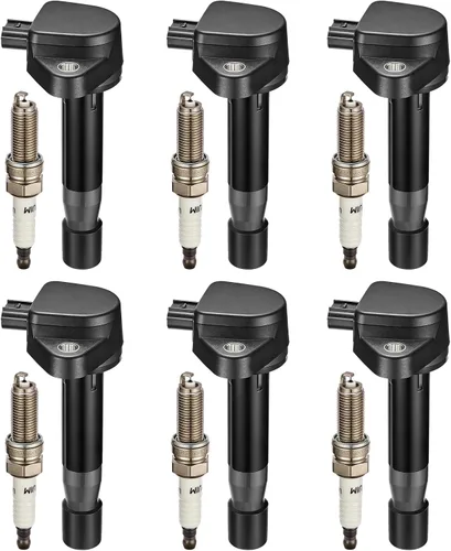 Vista 34 de BDFHYK Paquete de bobinas de encendido UF374 compatible con Honda Civic L4 1.3L 2003-2011 Honda Oem Bobina para 30521PWA003 30521PWAS01 C1408 E404