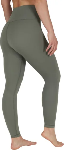 Vista 4 de 90 Degree By Reflex Calzas tipo pantalones de yoga con forro polar para mujer, pantalones de invierno verde ( Agave Green )