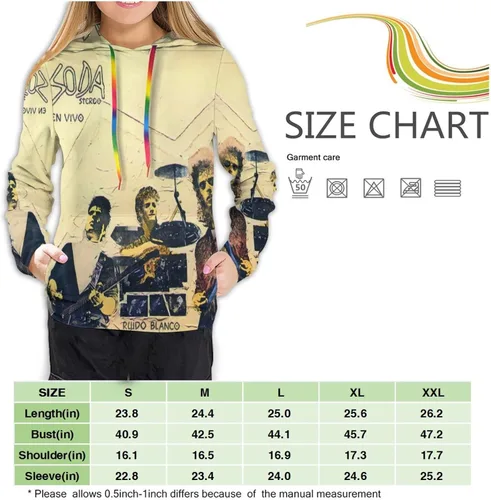 Vista 5 de Soda - Sudadera con capucha estéreo con bolsillos para mujer