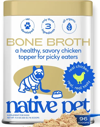 Vista 12 de Native Pet Caldo de Huesos para Perros - Hecho con Caldo de Hueso de Res Real, Complementos Alimenticios para Perros Quisquillosos - Proporciona