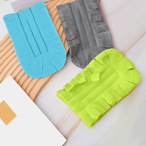 Vista 6 de Zubebe 3 piezas de repuesto de plumero de forro polar reutilizables, plumeros planos de plumas, almohadillas de limpieza lavables para múltiples