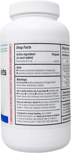 Vista 2 de Comprimidos laxantes Major Senna 8.6mg 1000ct