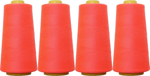 Vista 42 de Threadart Hilo Serger - Costura Poliéster - 2750 Yard Cono 40/2 - Aguamarina Polyester serger thread for overlock sewing, seams and garment