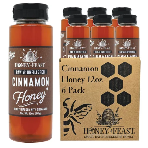 Vista 45 de Honey Feast Flower Powered Allergy Blend 10 veces miel, 12 onzas
