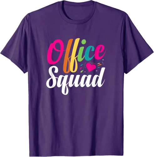 Vista 17 de Oficina escuadra administrativa asistente escuela secretario regalo camiseta Negro