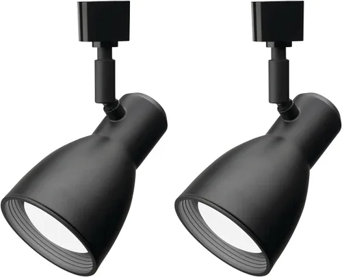Vista 4 de Lithonia Lighting LTHNSTBF BR20 DBL M2 - Iluminación de riel de cabeza deflectora, color negro
