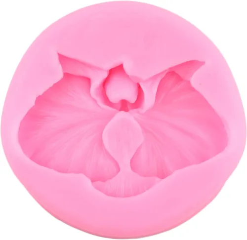 Vista 7 de ZiXiang Molde de silicona de flores de orquídea, molde de fondant de plumeria, moldes de hibisco, moldes de chocolate para decoración de pasteles