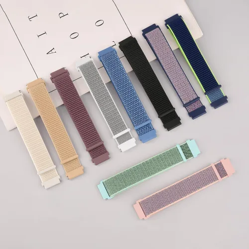 Vista 8 de Correa de repuesto para Garmin Vivoactive 4 Watch Bands/Garmin Forerunner 255/265/Forerunner 935/945, correas deportivas de nailon para Garmin Venu