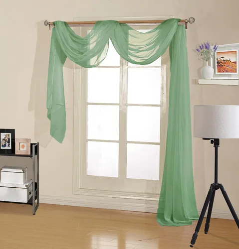 Vista 4 de Decotex - Bufanda de gasa transparente de calidad premium para diseños de hogar y eventos