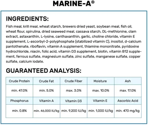 Vista 3 de Hikari Marine-A Pellets Alimento para peces marinos más grandes, 3.87 oz (110 g)