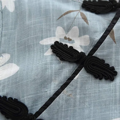 Vista 6 de SSZZoo - Vestido para niña con estampado floral y estilo chino Cheongsam