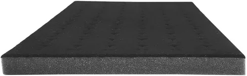 Vista 3 de DBM IMPORTS 14 x 7-12 x 12 espuma de terciopelo negro 72 ranuras anillo inserción bandeja inserción escaparate caja coleccionista joyería caso