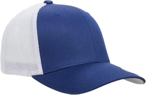 Vista 4 de Flexfit - Gorra de malla unisex para adultos, color negro