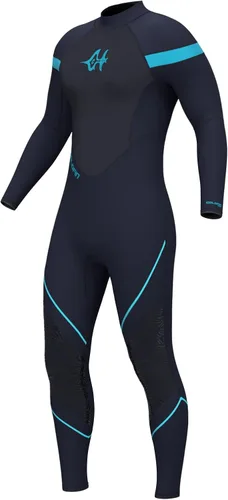 Vista 7 de GoldFin Traje de neopreno para hombre, 0.118 pulgadas (0.118 in) con cremallera trasera para mantener el calor en agua fría