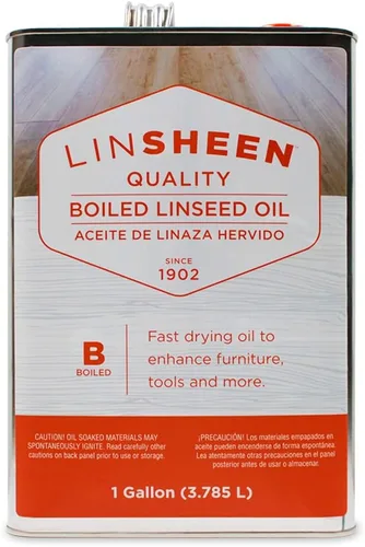 Vista 8 de LinSheen Aceite de linaza hervido: tratamiento de madera de linaza de secado rápido para rejuvenecer y restaurar muebles de madera al aire libre e