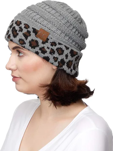 Vista 549 de C.C Trendy Warm Chunky Soft Stretch Cable Knit Beanie