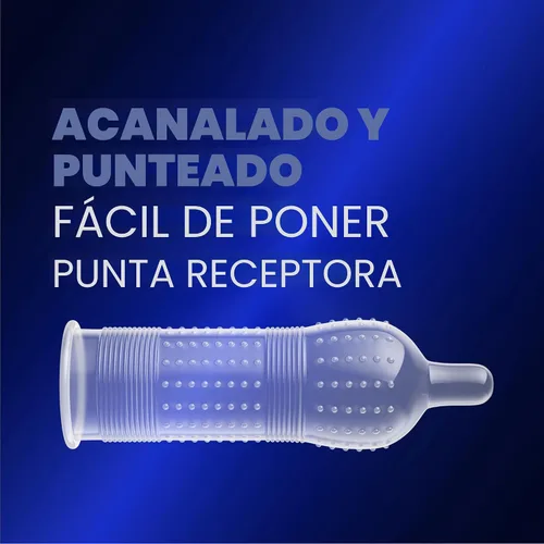 Vista 9 de Preservativos ultrafinos, acanalados, punteados con lubricante retardante, Durex Performax Intense - Preservativos de látex de goma natural, 12