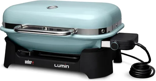Vista 19 de Weber Lumin - Parrilla de barbacoa eléctrica compacta para exteriores, color negro - Ideal para espacios pequeños como patios, balcones y terrazas