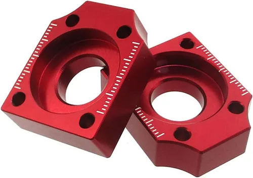 Vista 5 de DJ-Motor Bloques ajustadores de tensor de eje de rueda de cadena de 0.591 in para 125 cc, 140 cc, 150 cc, 160 cc, 190 cc, Pit Dirt Bike