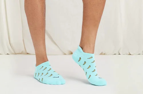 Vista 3 de MeUndies Calcetines tobilleros elásticos de algodón orgánico - Tela exclusiva de Tienda
