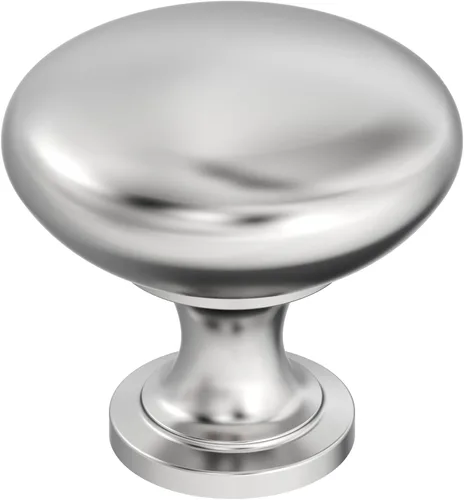 Vista 27 de Amerock Perilla redonda Edona de plata antigua de 1-1/4" para gabinete
