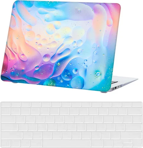 Vista 13 de Carcasa rígida para laptop compatible con MacBook Air de 11 pulgadas 2015 2014 2013 2012 2011 2010 versión modelo A1370 A1465, carcasa rígida