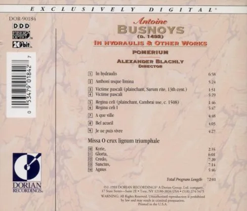 Vista 2 de Busnoys In Hydraulis & Other Works