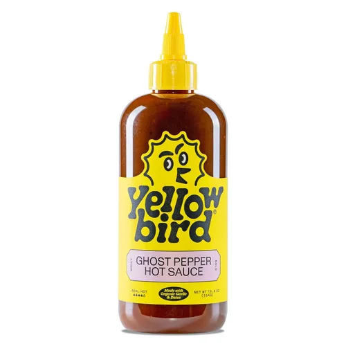 Vista 18 de Yellowbird® Salsa picante orgánica de habanero 9.8 oz. Tamaño para despensa