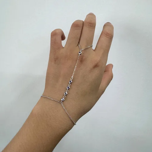Vista 142 de Pulsera de plata de ley 925 para mujer, pulsera de mano para mujer, pulseras esclavas de 7 a 9 pulgadas ajustable