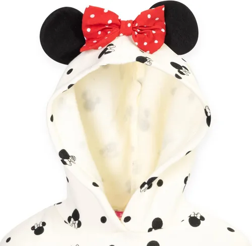 Vista 6 de Disney Minnie Mouse - Conjunto de 3 piezas con capucha de forro polar y leggings para niños grandes