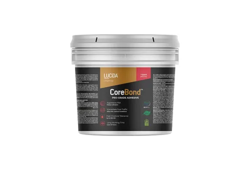 Vista 5 de Lucida Surfaces CoreBond Pro-Grade Adhesivo para Pisos de Vinilo Libre de Solventes Sensible a la Presión 1 Galón