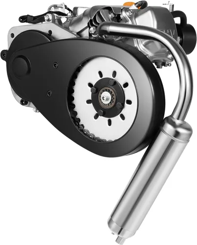 Vista 8 de Kit de motor motorizado a gas de 4 tiempos de 100 cc, conjunto de motor de bicicleta, motor modificado para bicicleta, refrigeración por aire de un