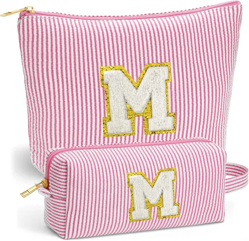 Vista 22 de Set de Bolsos de Maquillaje de Viaje - Bolso Inicial de Aseo de Viaje, Bolso de Cosméticos Portátil Bolso de Maquillaje de Viaje con Artículos Azul