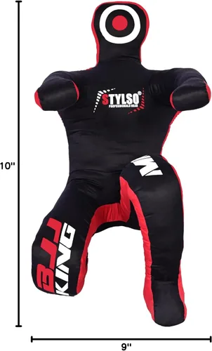 Vista 10 de Grappling Dummy for Adults, Unfilled Wrestling Dummy, Hanging Jiu Jitsu Dummy for BJJ, MMA, Judo, Karate, Martial Arts