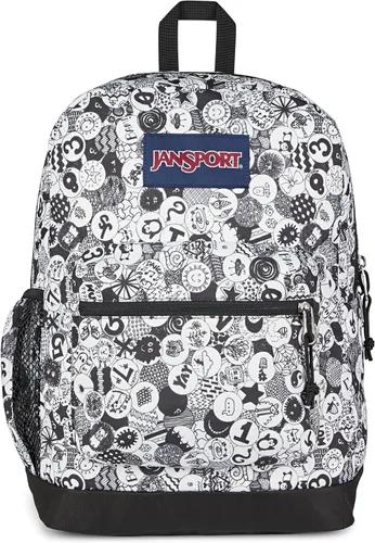 Vista 55 de JanSport Cross Town Plus - Mochila con compartimento principal grande, bolsillo lateral para botella de agua, funda acolchada para laptop de 15