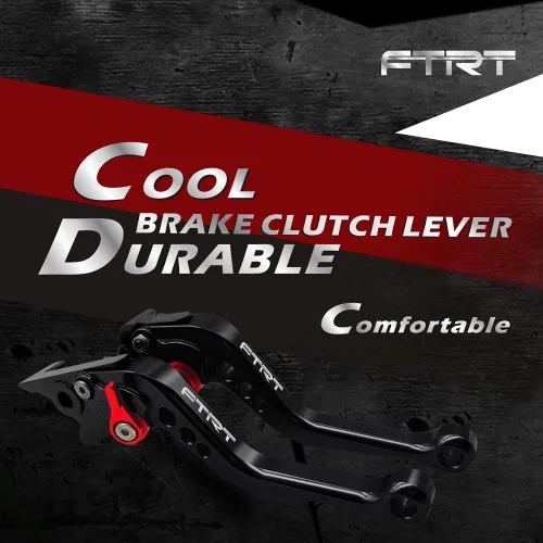 Vista 3 de Palancas cortas de freno y embrague Compatibles con YZF R1 2002-2003/ YZF R6 1999-2004/ FZS1000 FZ1 Fazer 2001-2005/ R6S Versión 2006-2009/ YZF600R