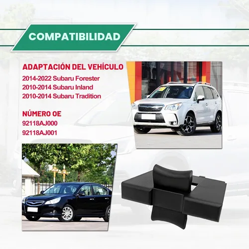 Vista 6 de Inserto divisor para portavasos del centro compatible con Subaru Outback 2010 2011 2012 2013 2014 y Forester 2014 2015 2016 2017 2018 2019