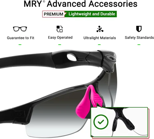 Vista 3 de Mryok Almohadilla nasal de repuesto para gafas de sol Oakley Radar Path EV RadarLock