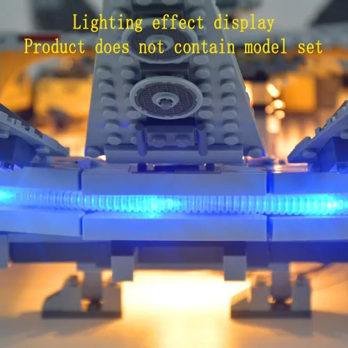 Vista 8 de GEAMENT Versión 2015 Kit de luz LED compatible con Lego 75105 Millennium Falcon modelo de construcción (juego de modelos no incluidos)