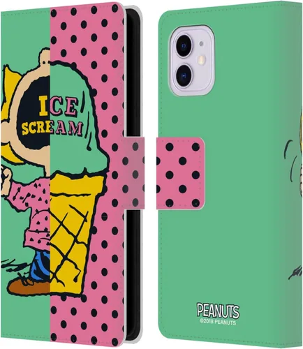 Vista 49 de Head Case Designs Peanuts Charlie & Woodstock Nap Halfs and Laughs - Funda de piel tipo cartera con licencia oficial compatible con Apple iPhone 11
