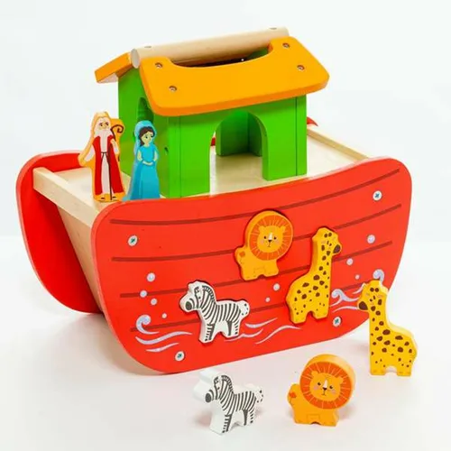 Vista 4 de Playset Moltó Noah's ark Madera 17 Piezas