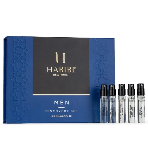 Vista 4 de H HABIBI Oud - Juego de muestras de perfume para hombre, 10 x 0.1 fl oz