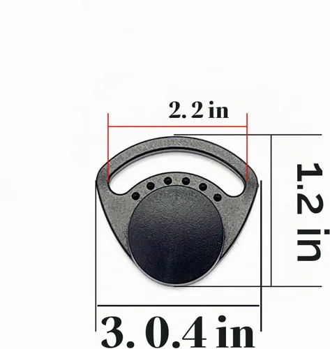 Vista 9 de Paquete de 10 Hebillas de Bloqueo para Correa de Casco de Bicicleta, Sujetador Divisor Autoajustable del Lado de la Oreja, Adaptador de División