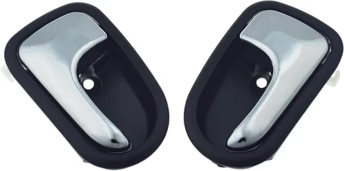 Vista 8 de Par de manijas de puerta interiores izquierda y derecha cromadas para Mazda Protege 626 Ford Activa Liata Tierra