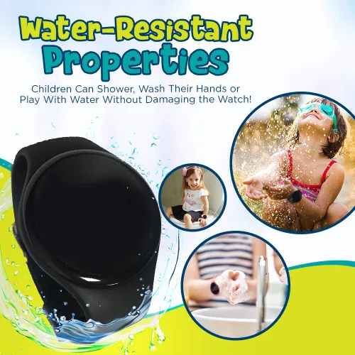 Vista 5 de Reloj deportivo de entrenamiento para ir al baño, temporizador de entrenamiento para el inodoro, recordatorio de reloj recargable resistente al agua