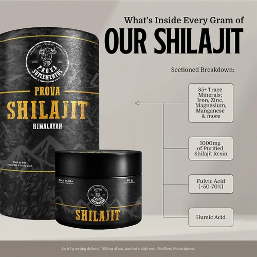 Vista 4 de Resina Shilajit pura del Himalaya 85+ oligominerales, 75% ácido fúlvico Informe de prueba de laboratorio incluido 500 mg porciones (1.76 oz)